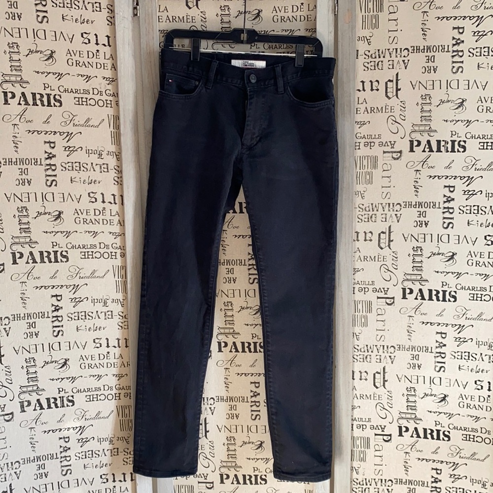 Tommy Denim slim fit men’s jeans in black